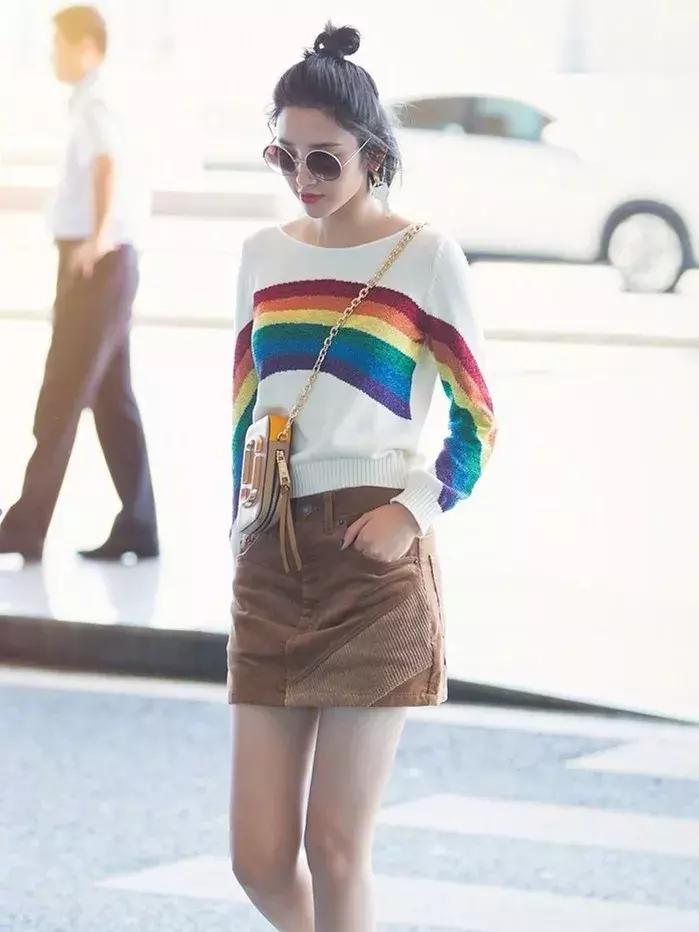 秋天穿温暖的衣服,秋冬复古灯芯绒搭配