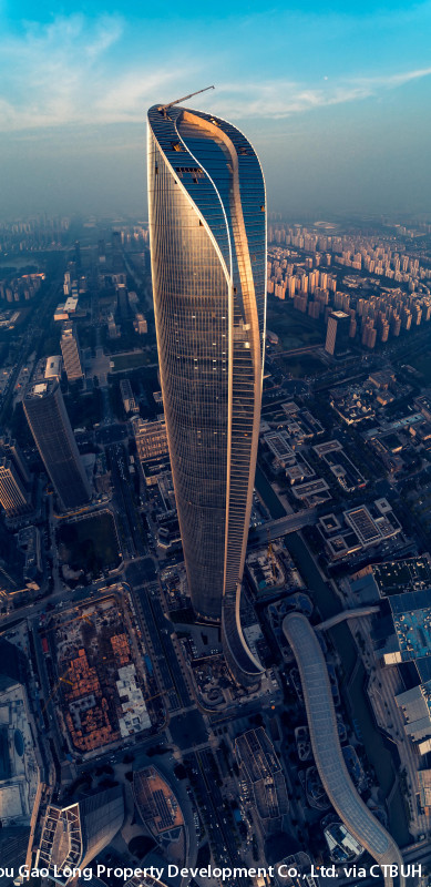 江苏最高的紫峰大厦,摩天高楼江苏