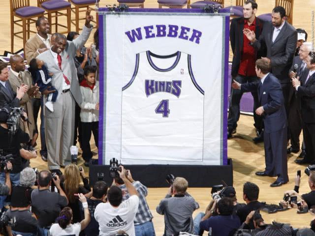 国王克里斯韦伯扣篮,nba最伟大的4号韦伯