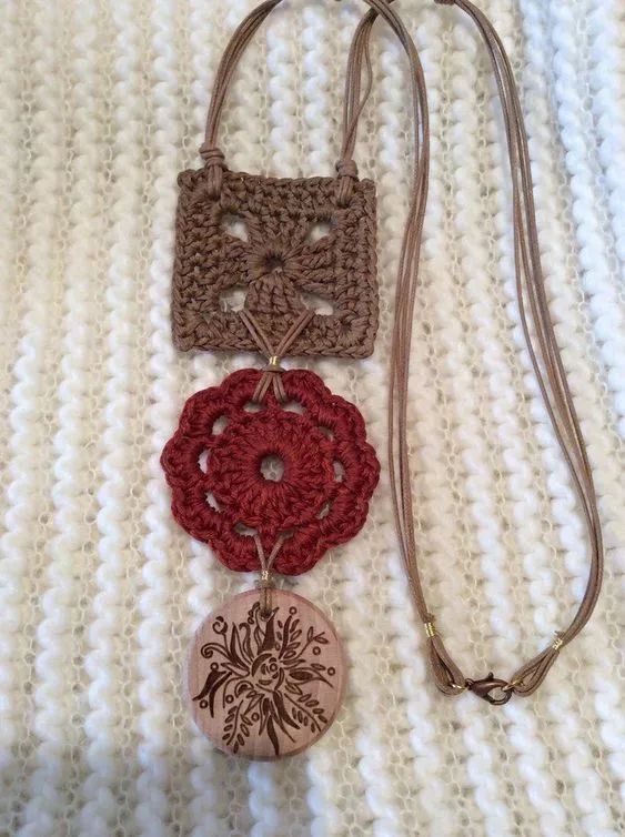 钩针耳环教程图解,钩针编织耳环图解