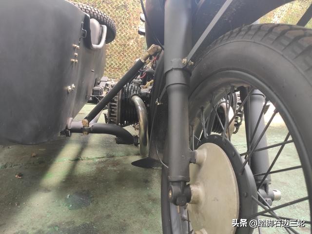 翻新长江750摩托车,翻新长江750