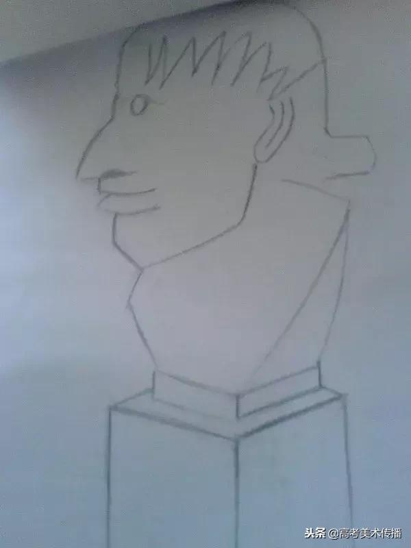 画素描石膏像的少年天才,素描真的可以把人画得活灵活现