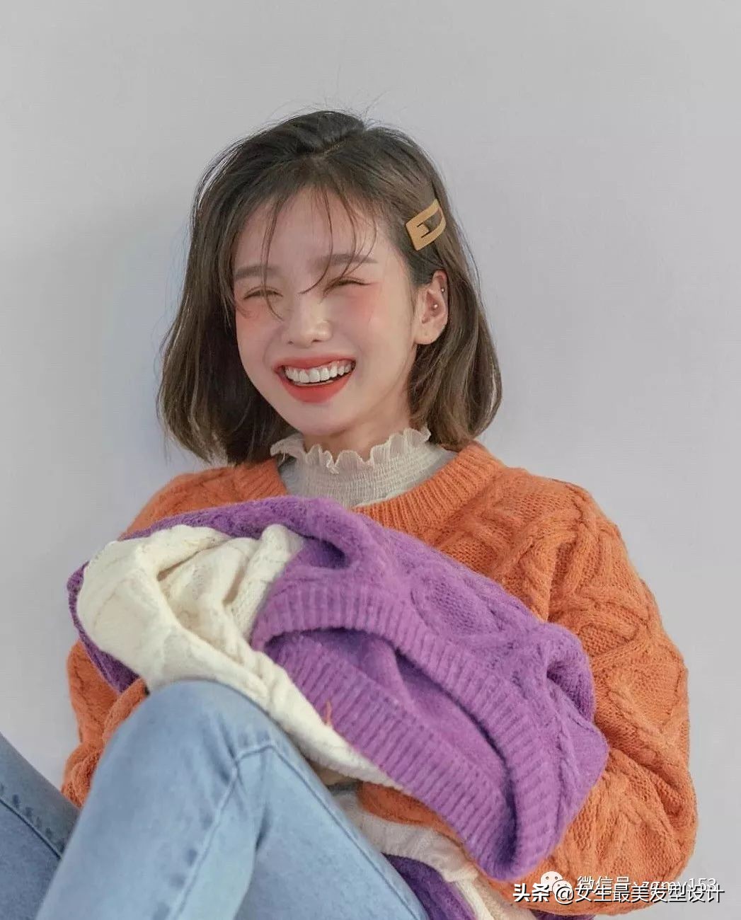 少女心爆棚的中短发,学生党能扎起来的短发推荐