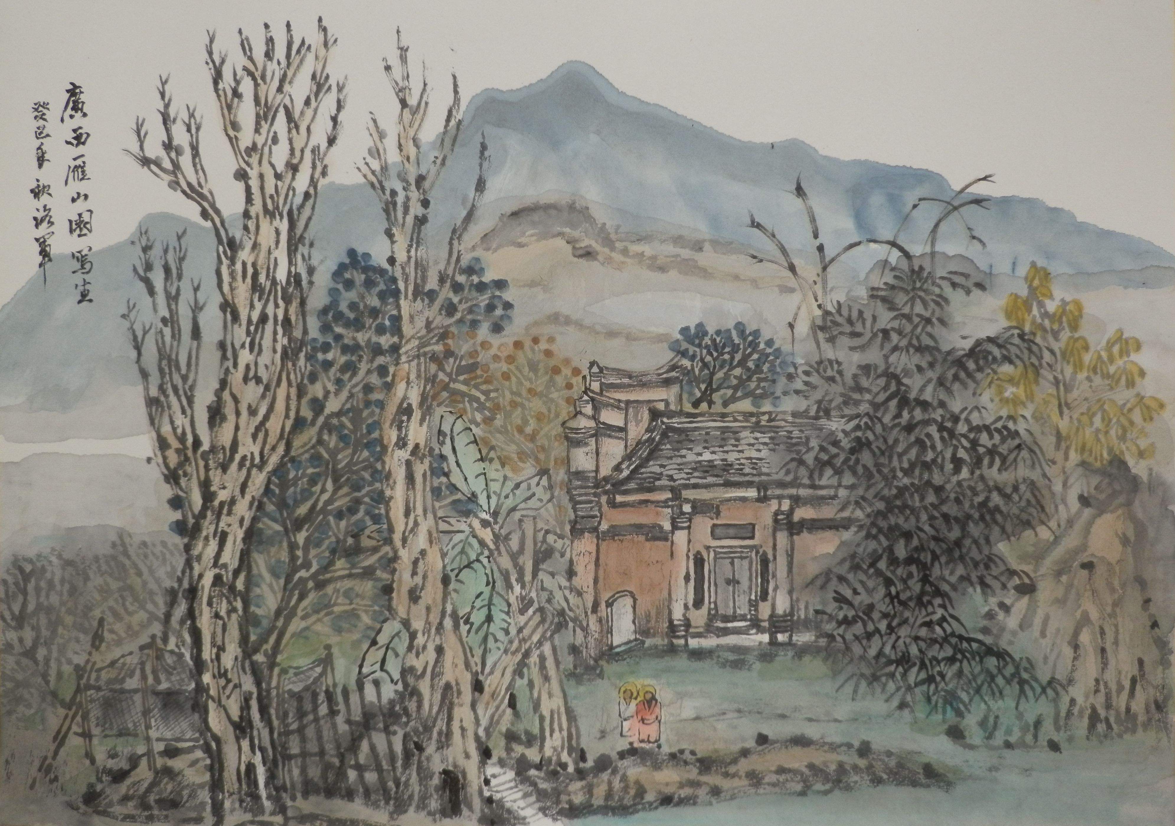 一幅绝美的水墨画,十大绝美水墨山水画