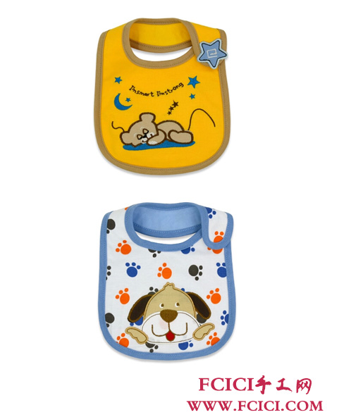 围嘴儿怎么制作,儿童围嘴裁剪方法