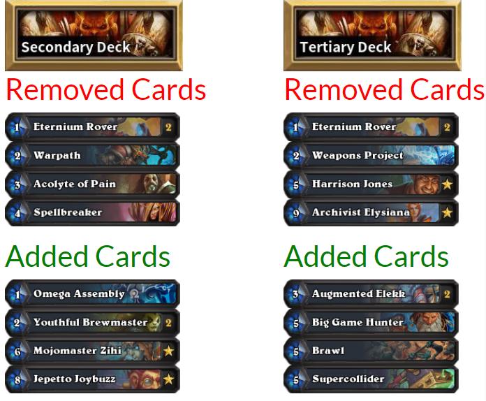 炉石传说最新版本兔兔贼套牌,炉石传说最新大师赛赛程