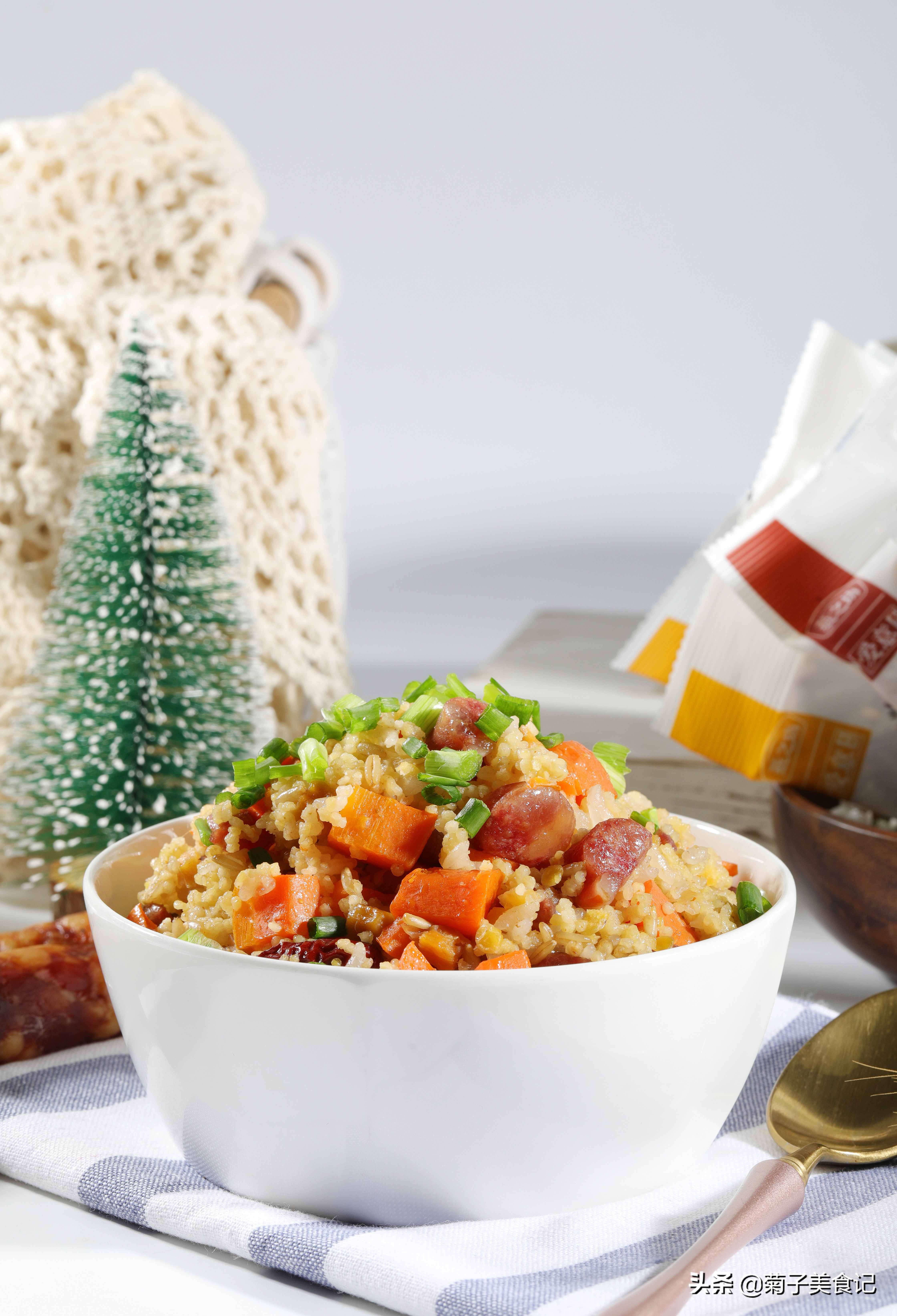 过年做腊肠,杂粮腊肠饭