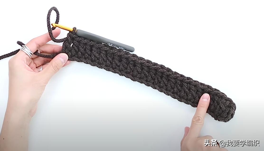 最简单钩编小包包,手工钩织迷你版手提包包编织教程