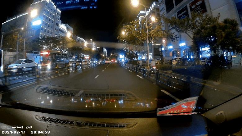 盯盯拍z40行车记录仪道路实拍视频,挂式行车记录仪盯盯拍