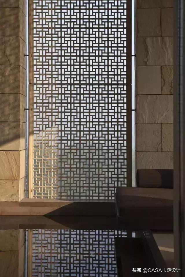 禅意格栅,禅意木格栅图片