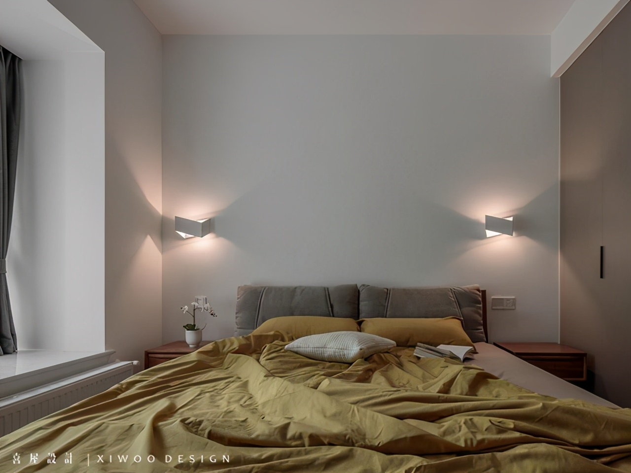 胡桃木简约搭配清新自然返璞归真,一进去就让人舒适的家