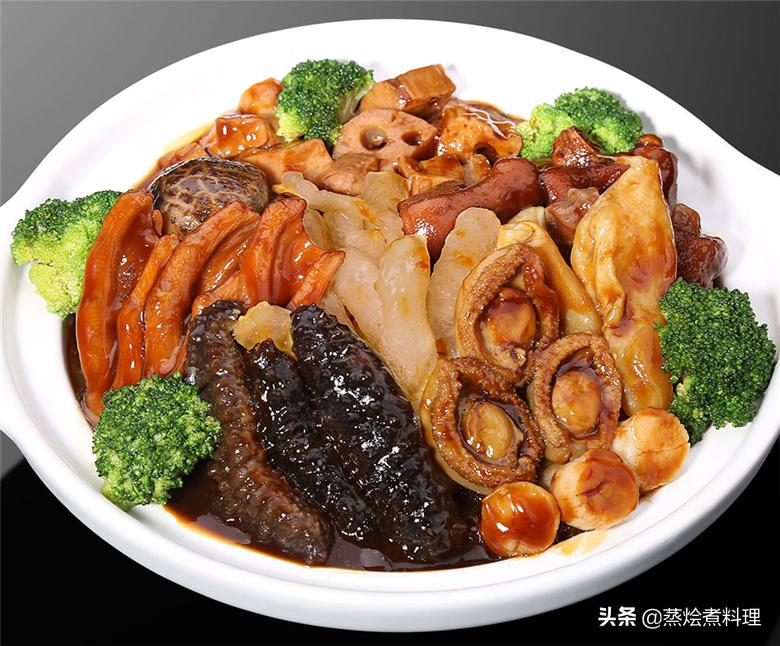 广东年夜饭鲍参翅肚,团圆鲍参肚盆菜