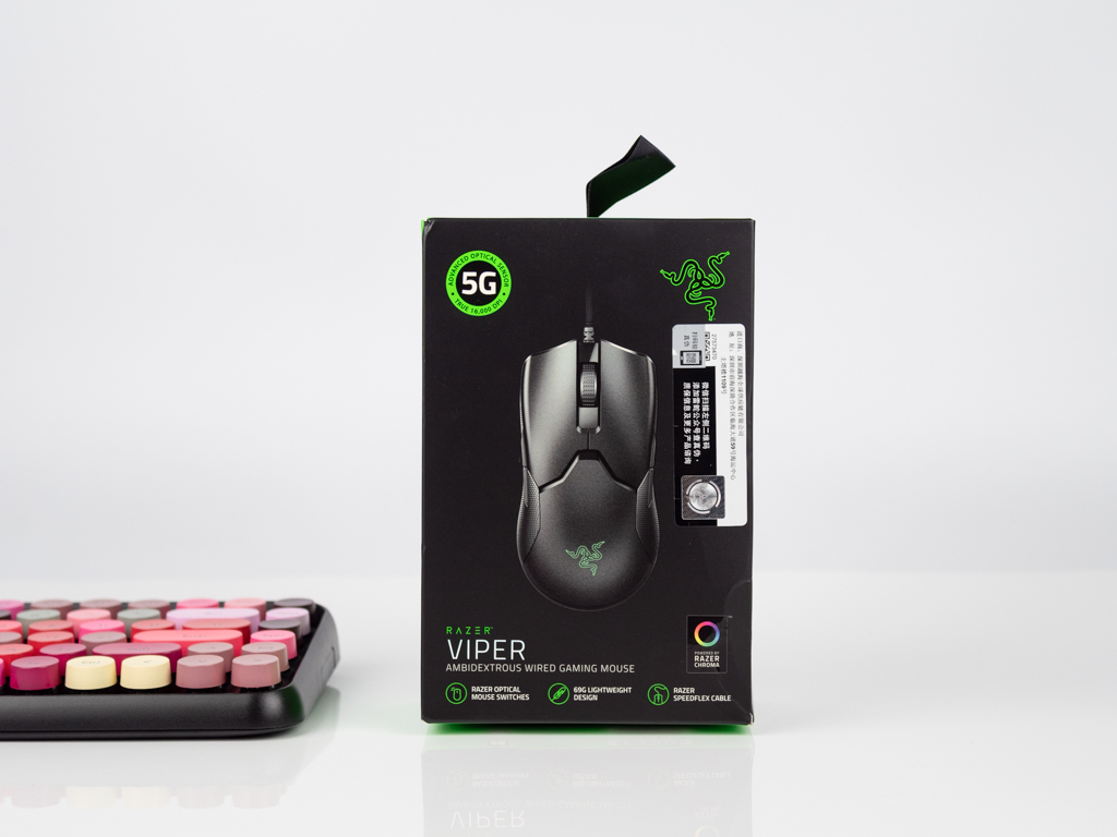 雷蛇毒蝰终极版鼠标测评,雷蛇razer毒蝰有线鼠标20000dpi