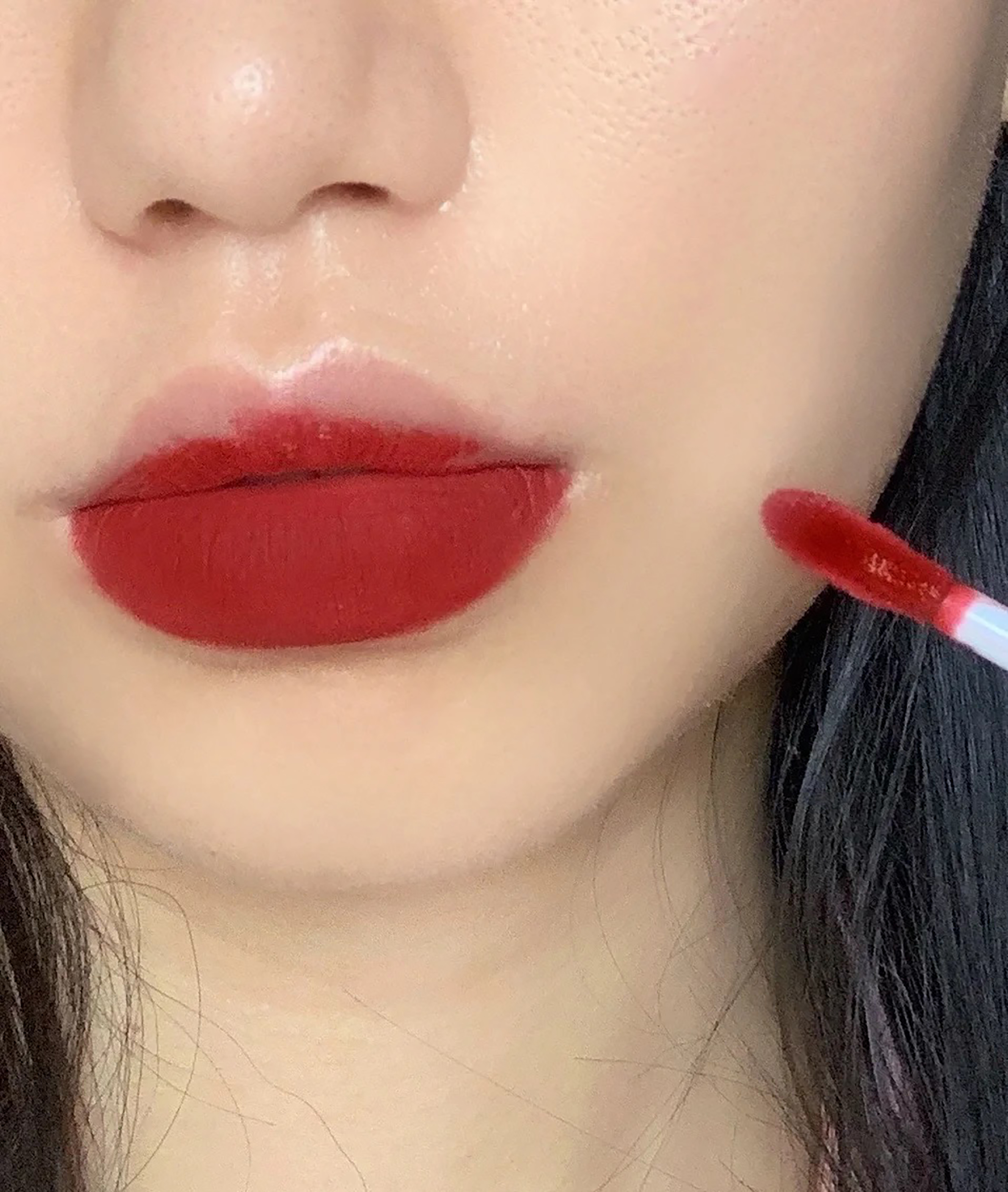 合照专属口红色,合照上镜口红