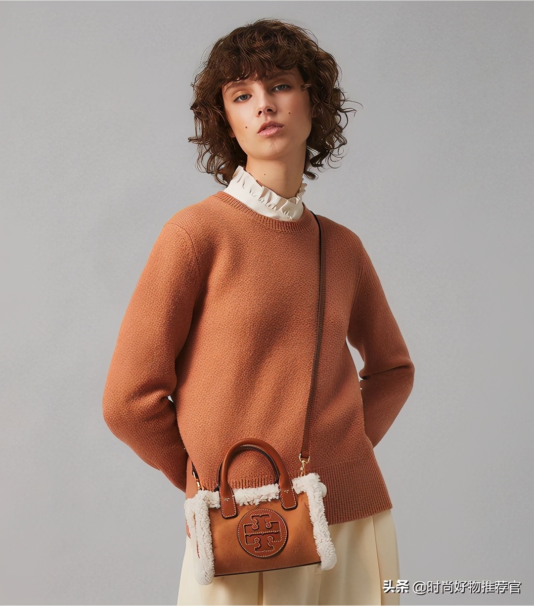 toryburchlee系列头层牛皮,toryburch包金标刮花