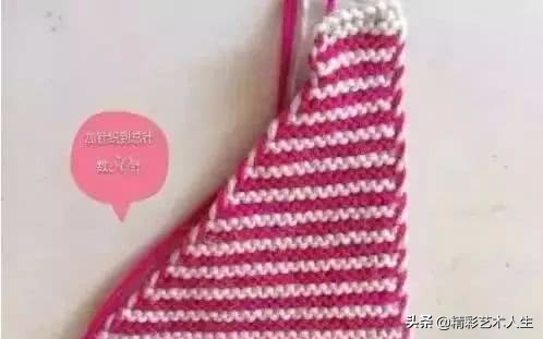 毛线拖鞋无后跟棒针编织全过程,棒针织毛线拖鞋花样图案大全