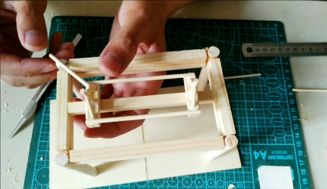 简单凉亭制作手工,木制凉亭小制作