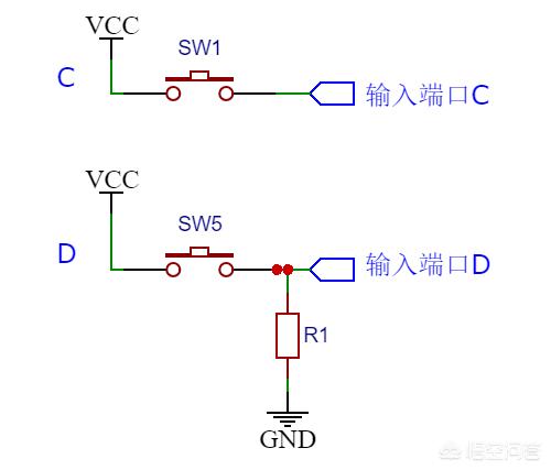 上拉电阻跟下拉电阻有什么作用,改动上拉电阻和下拉电阻的区别