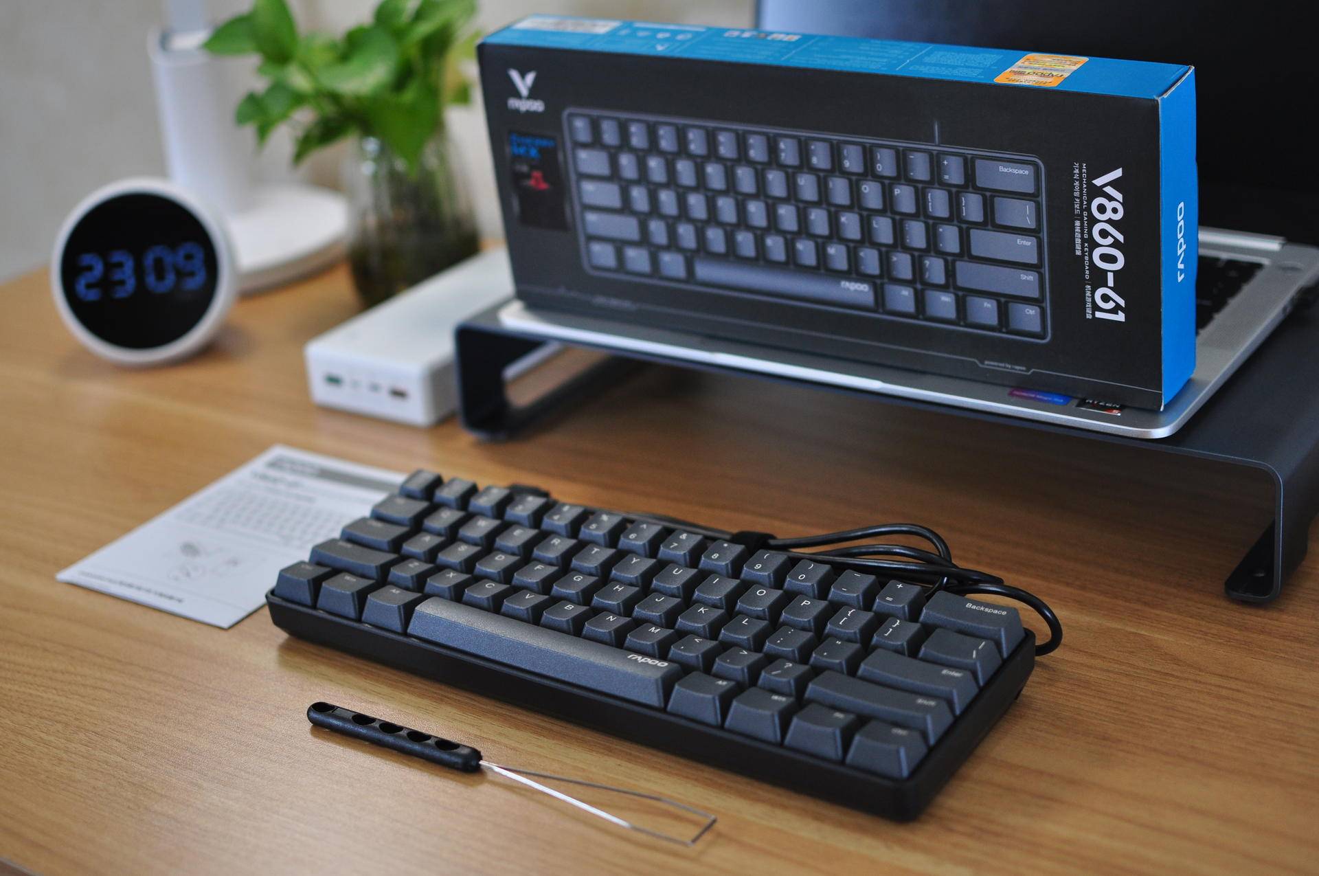 雷柏入门级机械键盘,雷柏v860-87游戏机械键盘详解