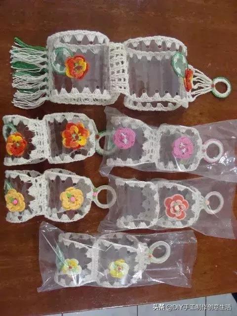 DIY手工制作：这是我见过最棒的塑料瓶旧物改造，钩编无所不能