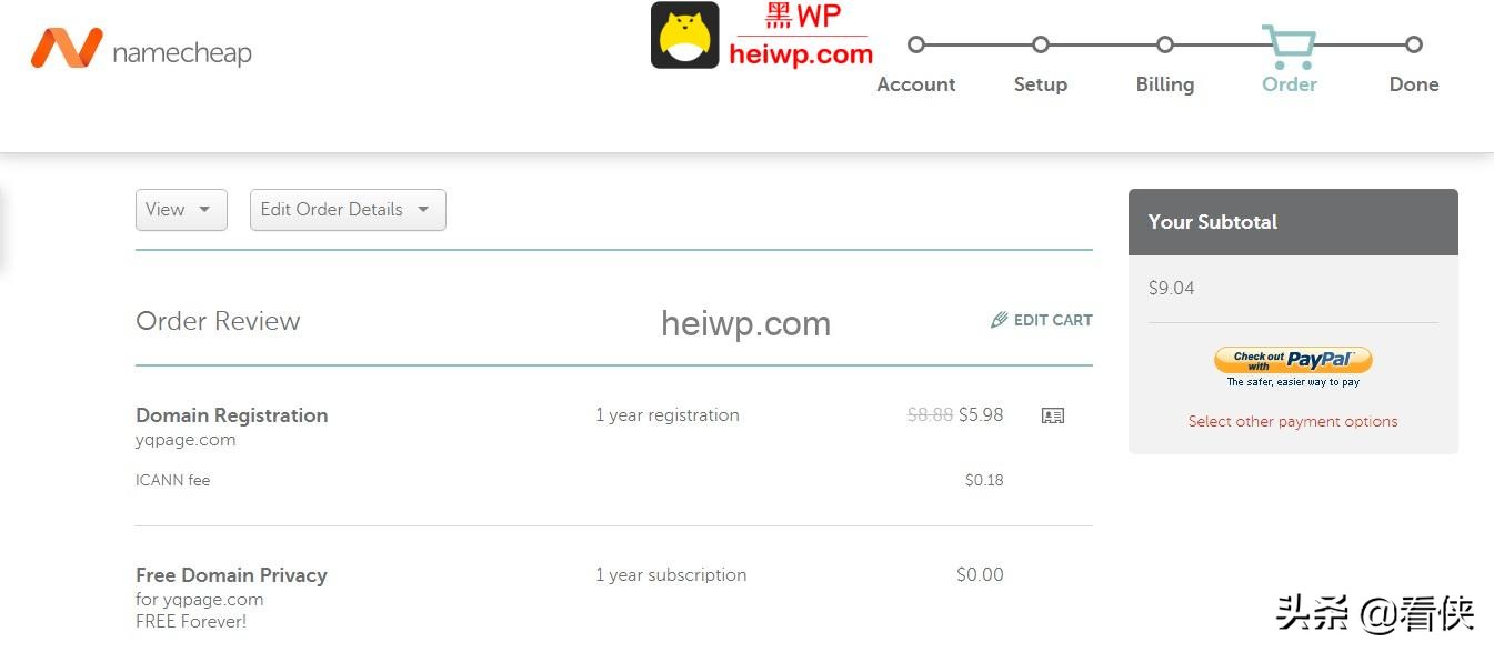 如何在namecheap上购买域名,namecheap怎么解析二级域名