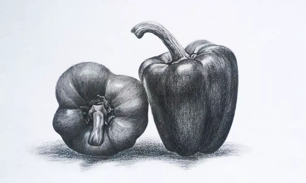 素描水果或蔬菜,素描蔬菜和水果怎么画出质感