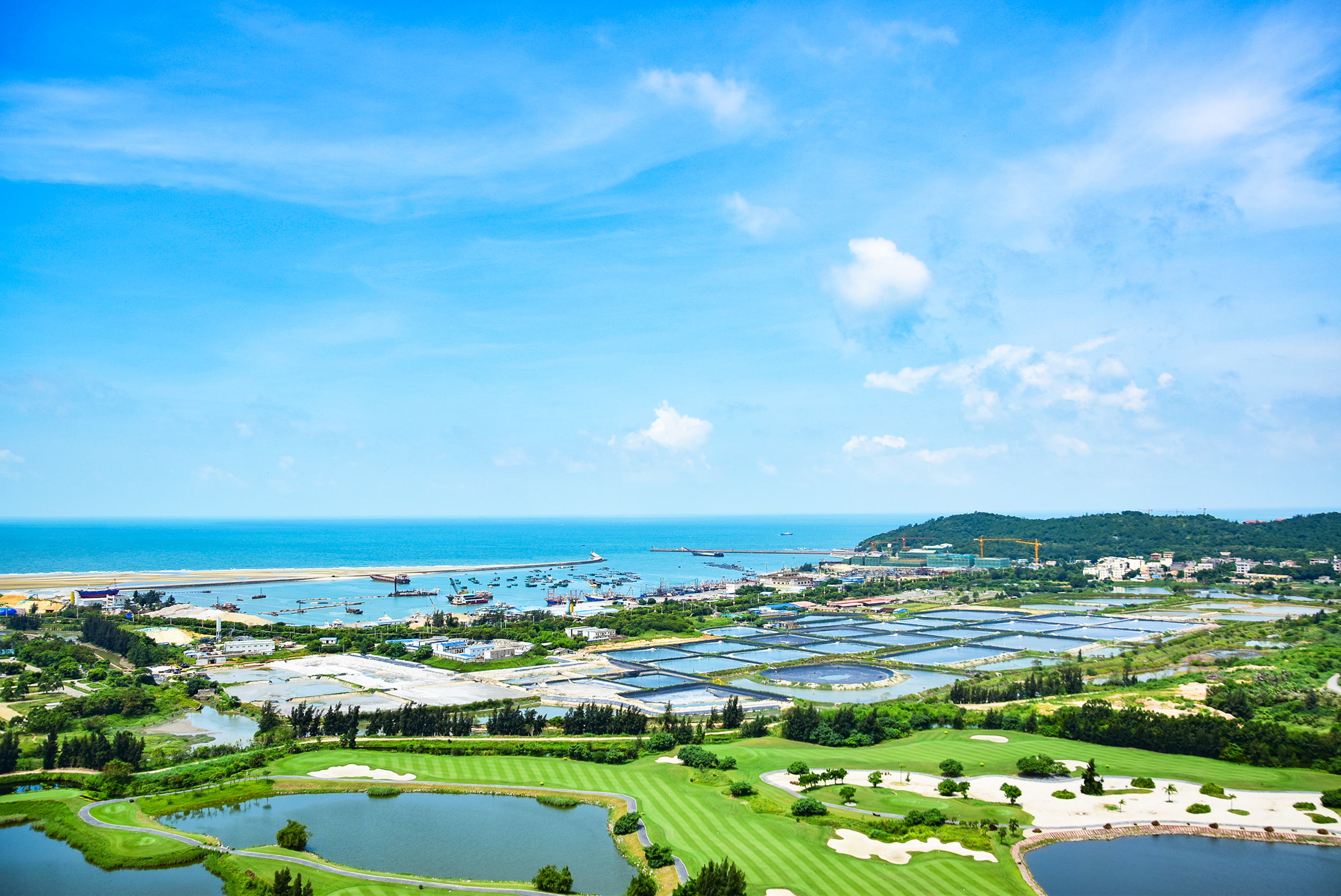 北海观山海高尔夫,北海最美打卡地