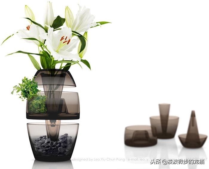 创意干花装饰小花瓶,创意花瓶加花