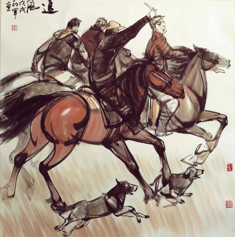 郎军画家作品价格,郎军国画60幅