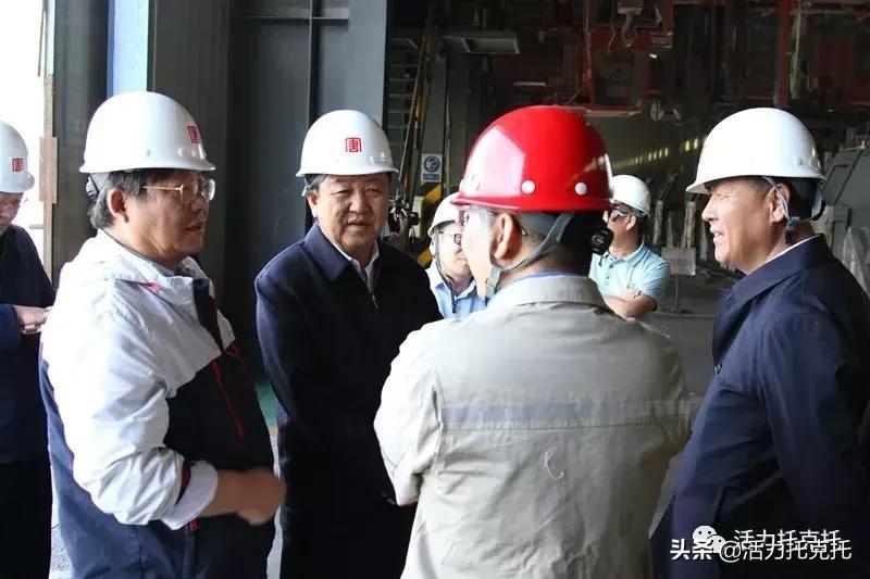 南南铝业考察团一行赴托县参观考察冯玉臻罗青陪同