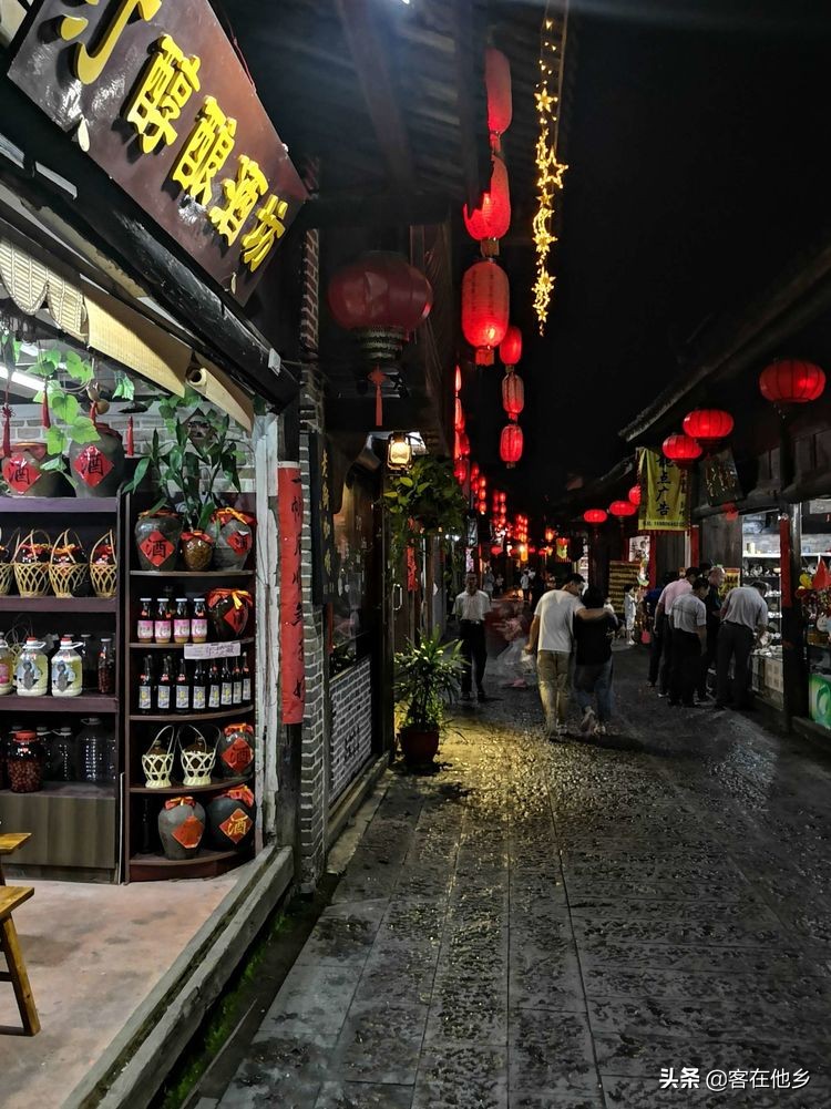 长汀县古街印象土特产,长汀古城异域风情