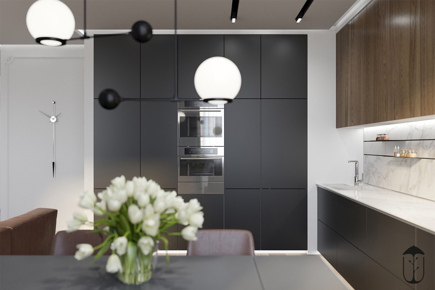 装修风格现代简约一房一厅,一眼就爱上小户型的装修