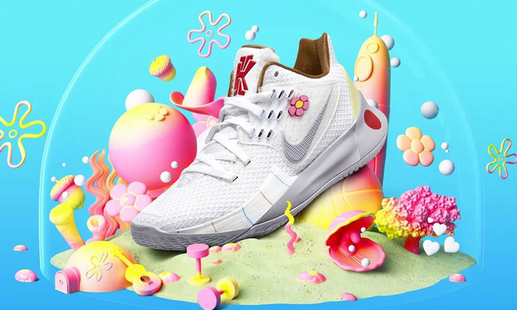 海绵宝宝球鞋限定款,海绵宝宝联名球鞋所有的细节