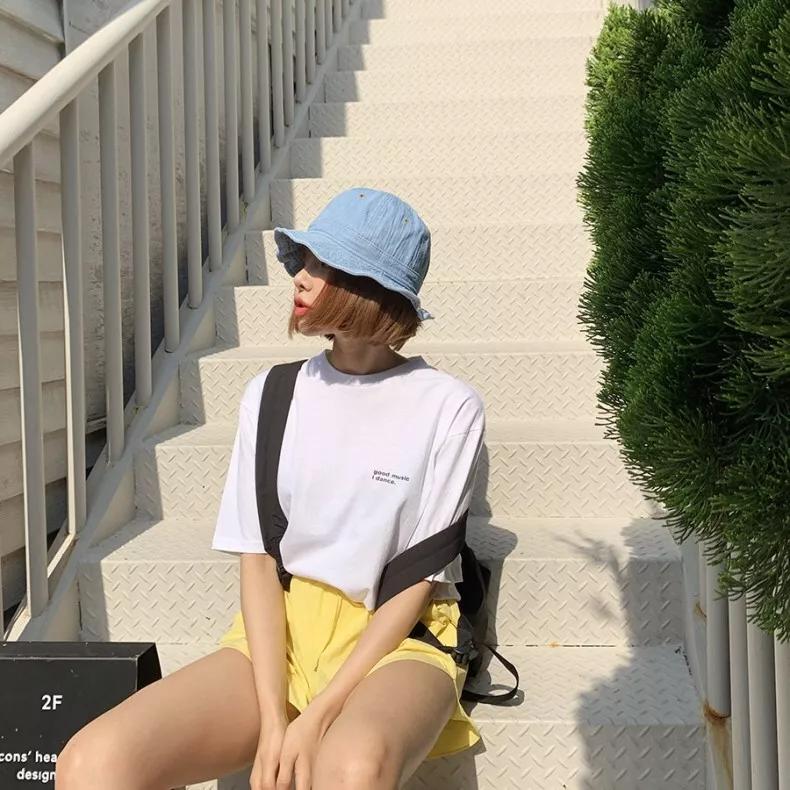 显脸小短发渔夫帽,适合短发的渔夫帽