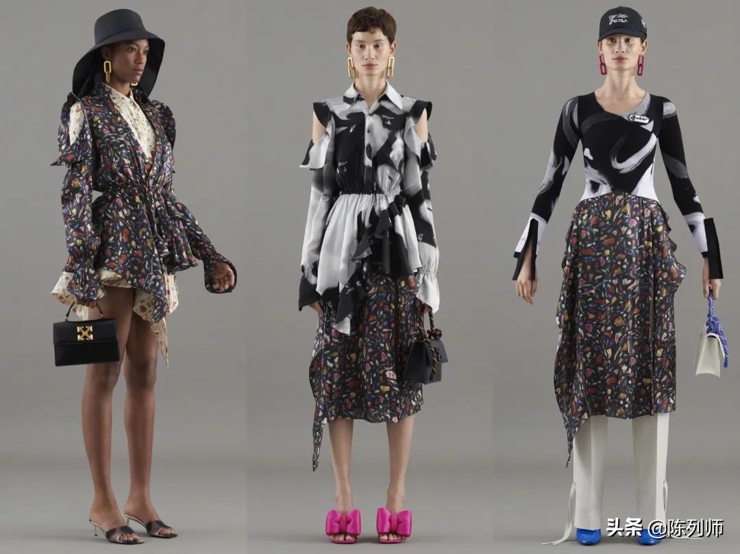 offwhite风格,白色品牌陈列搭配