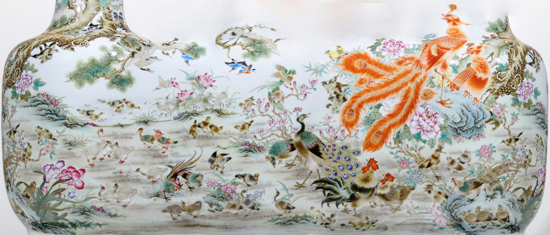 丹凤朝阳百鸟朝凤,丹凤朝阳百鸟争鸣尊价格多少