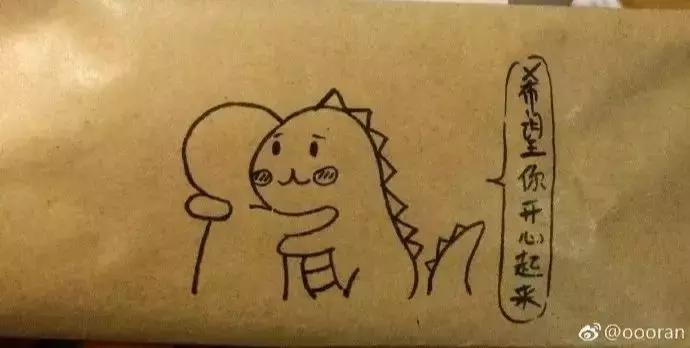 外卖小哥无所不能画画,外卖小哥手绘火了