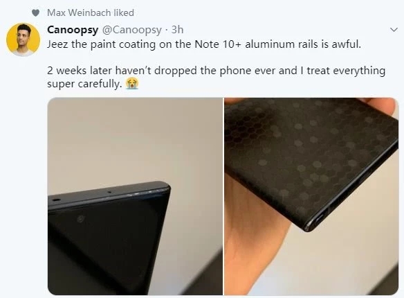 三星note10有什么通病吗,三星note10出现过爆炸现象吗