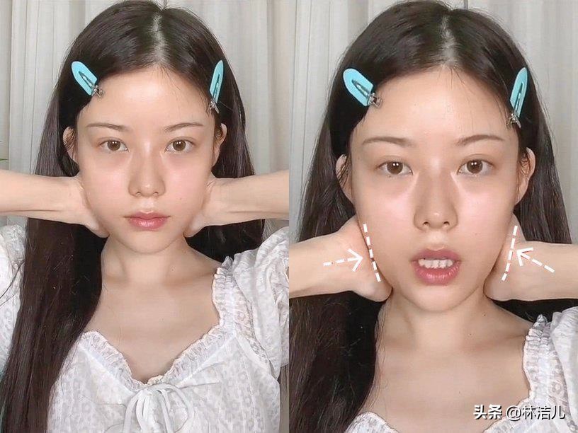 短方脸怎么修饰脸型,方脸瘦下去脸颊凹陷怎么办