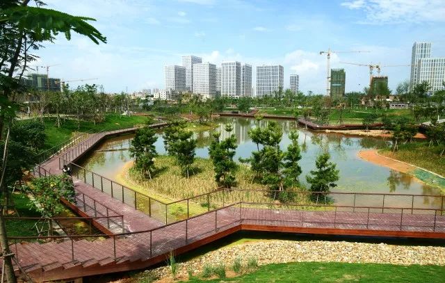 在厦门有一个又大又漂亮的公园,厦门东山水系公园