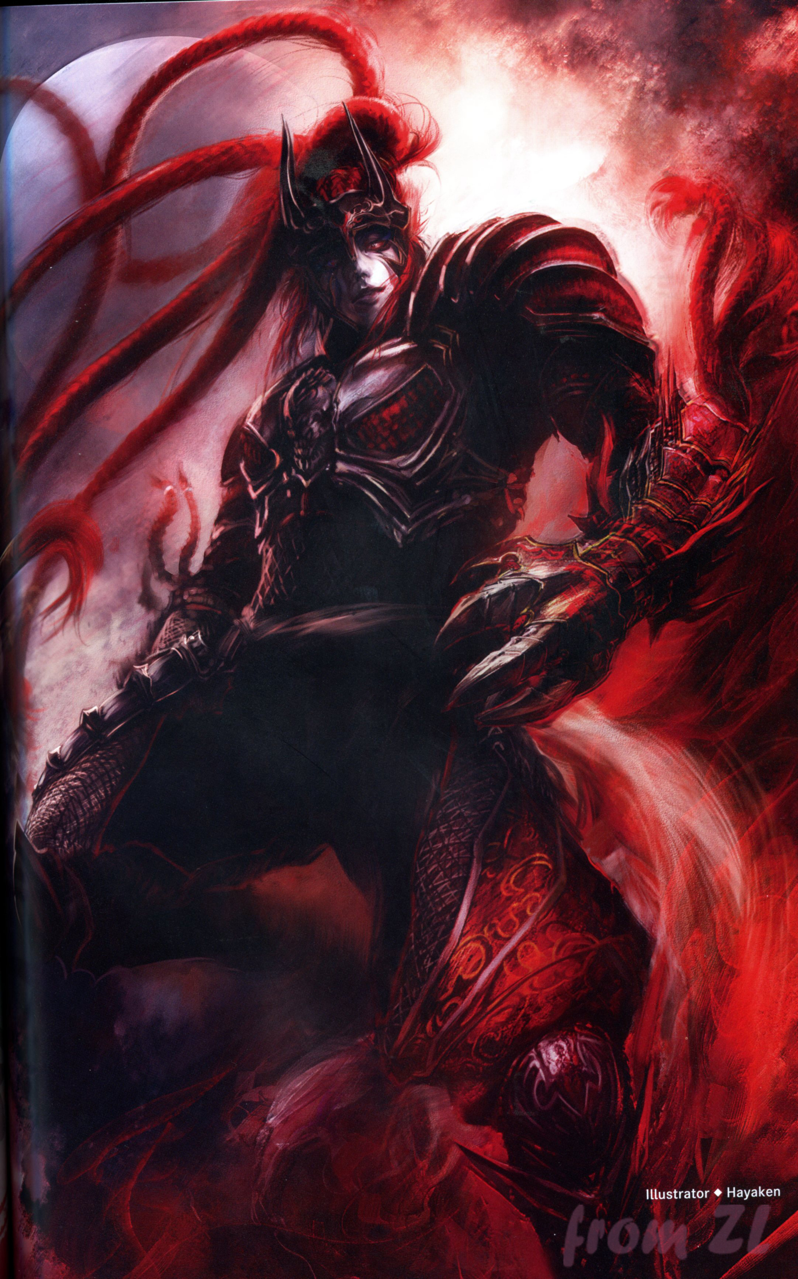 战国无双4设定角色原画集，神无双极意55名武将CG插画壁纸欣赏