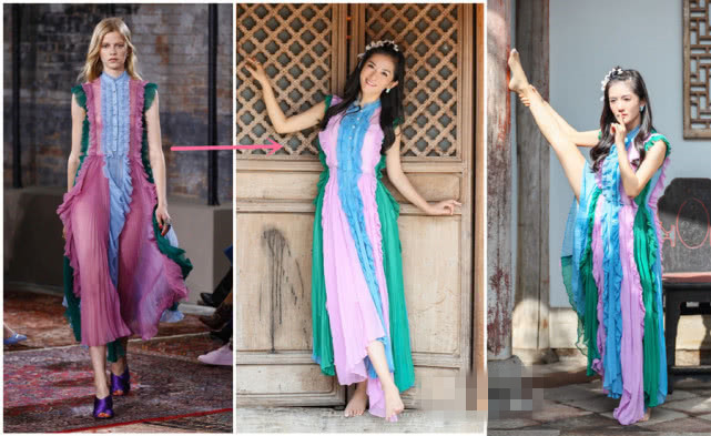 马兰坡土妞人设不倒!8千+大牌连衣裙,谢娜轻松穿成“九妹””了