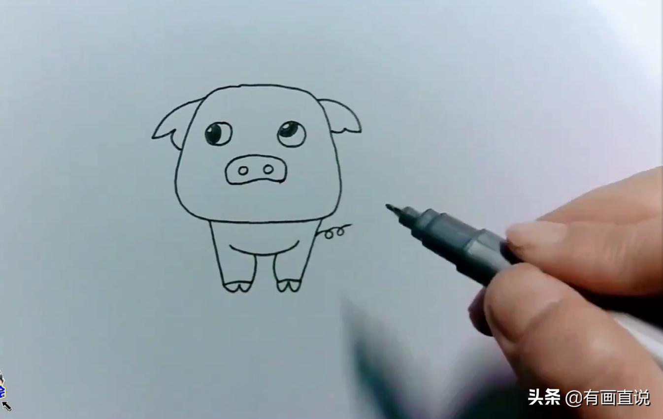 儿童画画教程3-6岁简笔画小公主,7-10岁儿童画画hellokitty简笔画