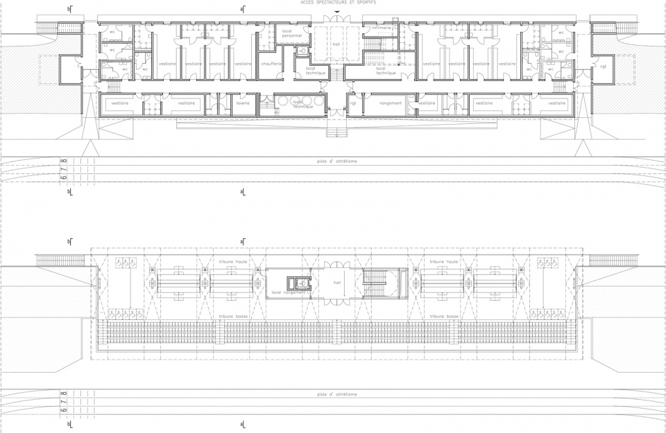 PhilippeMahut体育场看台，法国
