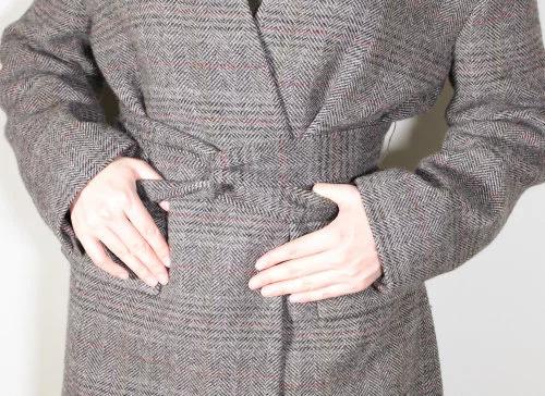 大衣腰带显瘦,大衣腰带的7种系法简单