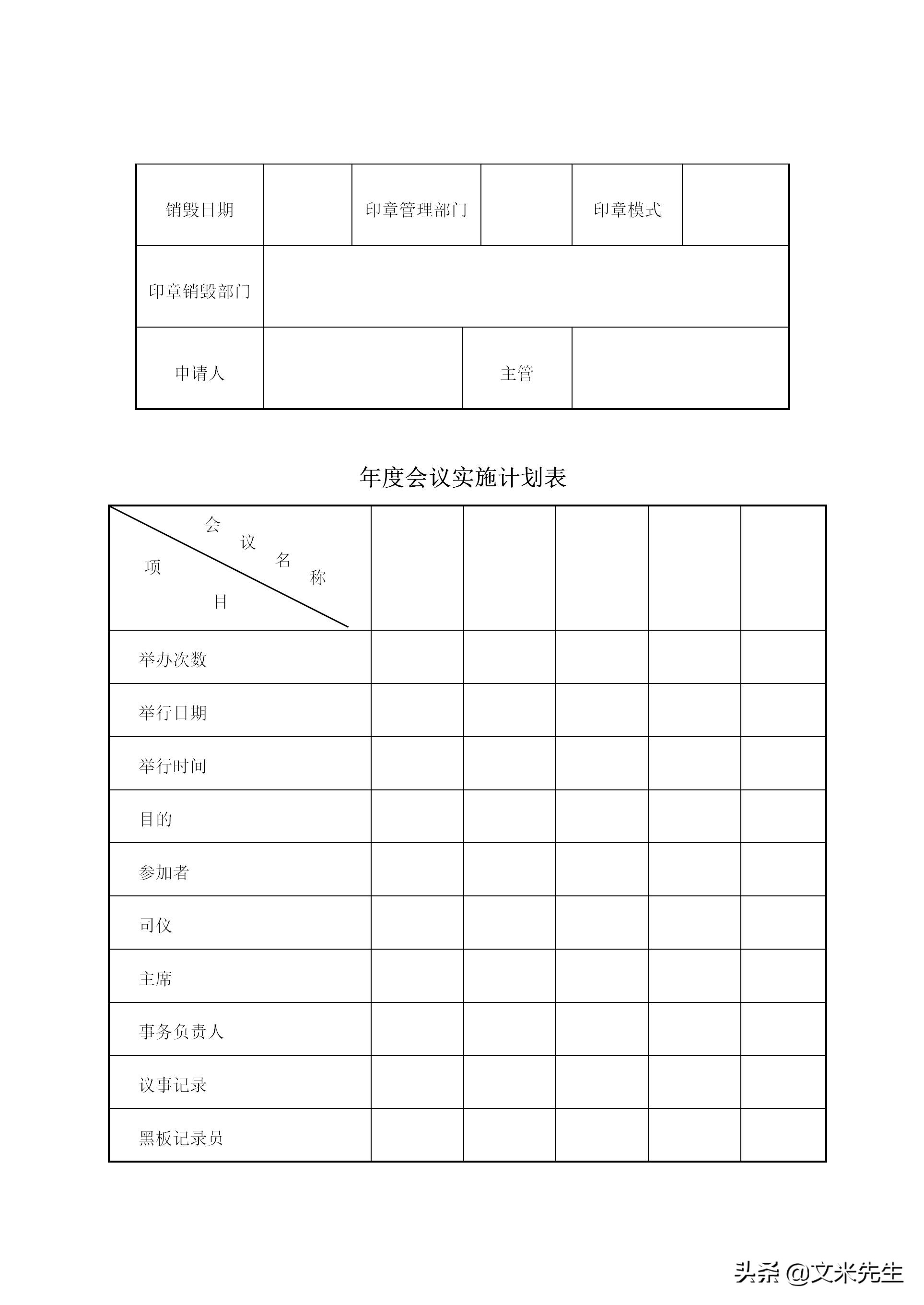 行政管理常用表格有哪些,行政管理制度表格流程规范大全图