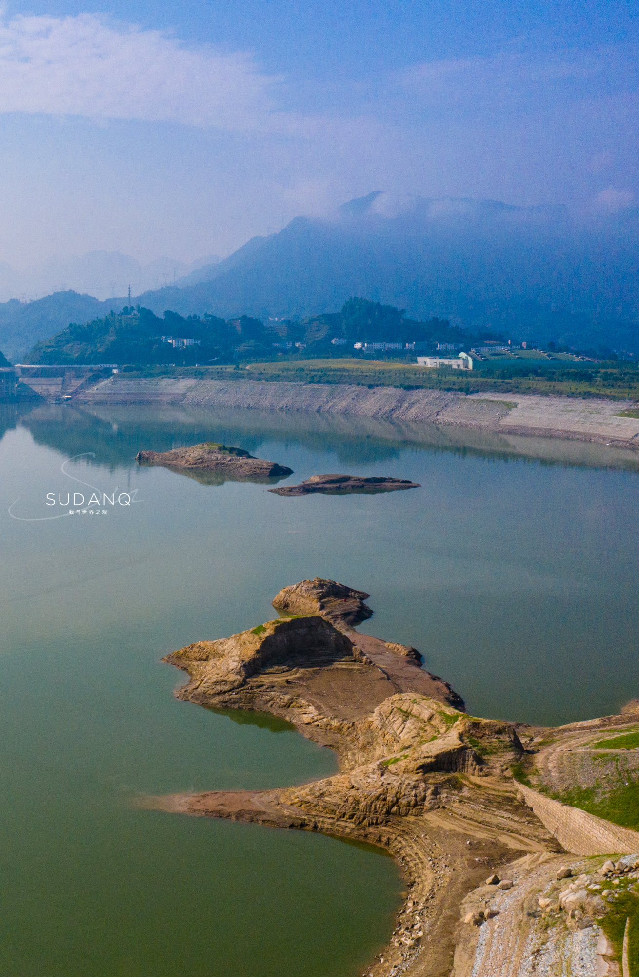三峡大坝风景如画的地方,美丽壮观的三峡大坝及其周边风景