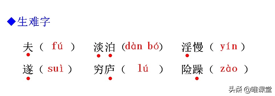 七年级上册语文诫子书阅读视频,诫子书作者诸葛亮七年级上册