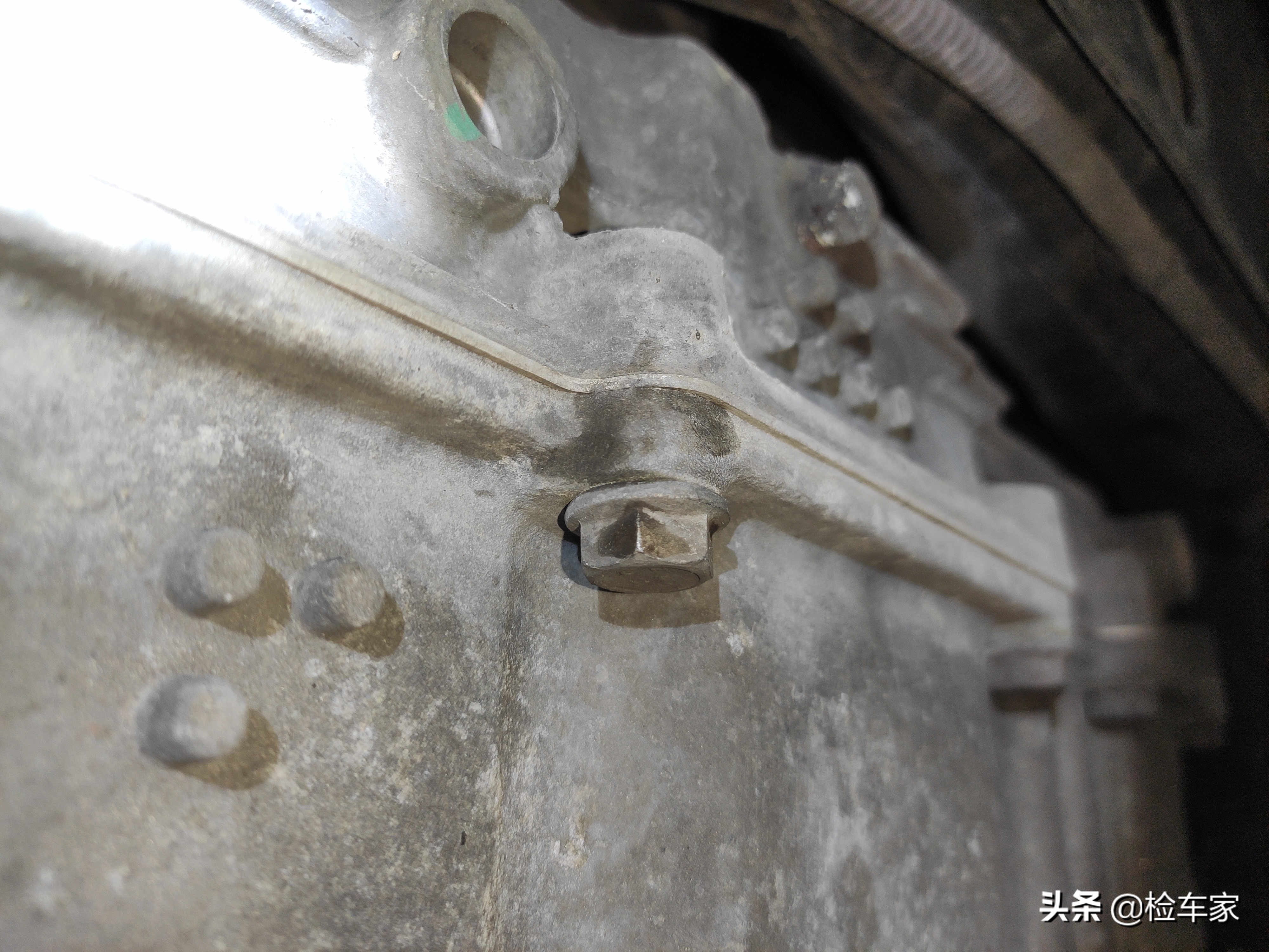 东北客户异地委托检测别克英朗，车尾焊接不敢买，客户：怕冻掉了