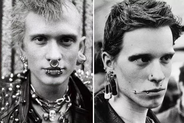 蒸汽朋克纹身和哥特纹身,又纹身又穿鼻环